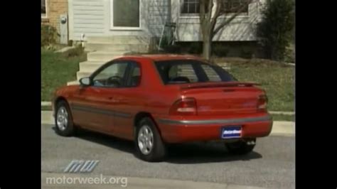 Motorweek 1995 Dodge Neon Sport Coupe Road Test Youtube