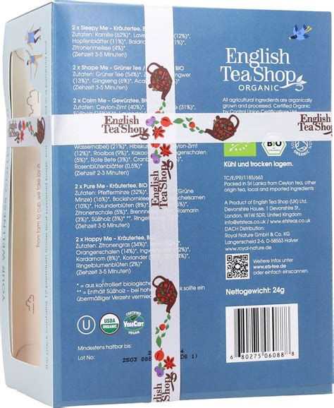 English Tea Shop Bio Wellness Tee Kollektion G Piccantino