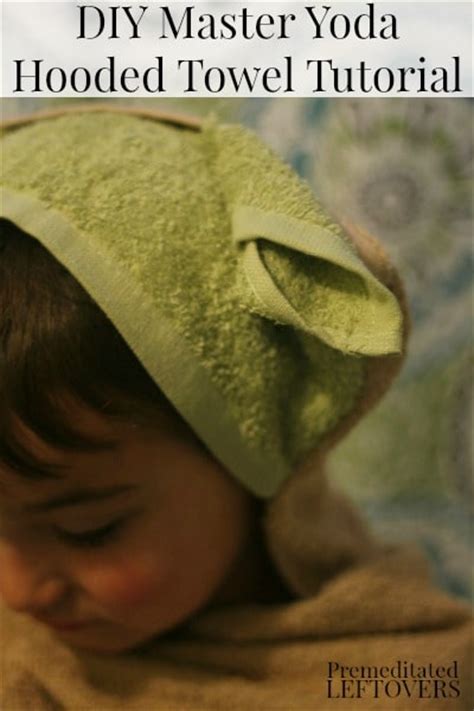 Diy Yoda Hooded Towel Tutorial