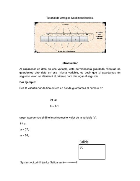 SOLUTION Tutorial Arreglos Unidimensionale1 Studypool