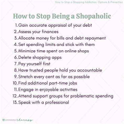 How To Stop A Shopping Addiction 13 Helpful Strategies From Therapists