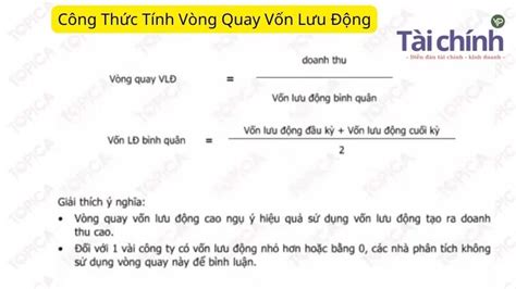 Vòng quay Vốn Lưu Động Là Gì Ý Nghĩa Và Công Thức Tính