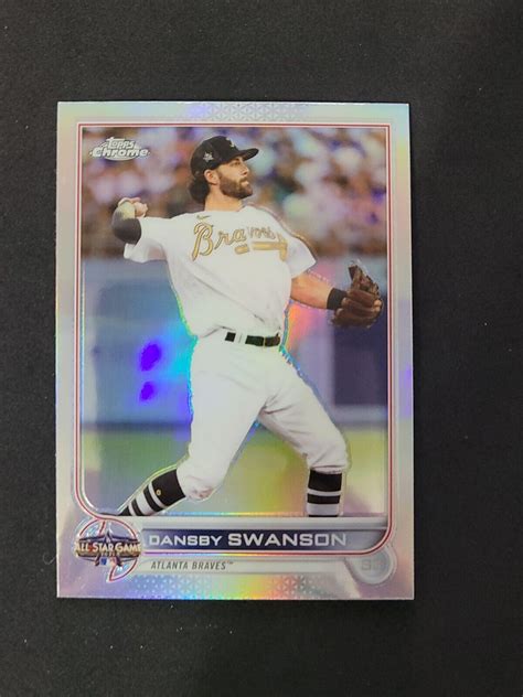 Dansby Swanson Topps Chrome Update All Star Refractor Braves Asgc