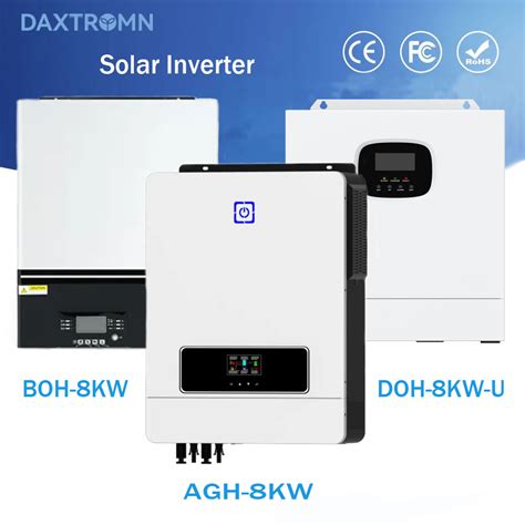 Daxtromn Power All 8kw Mppt Hybrid Solar Inverter 48vdc 100a 160a