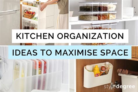 Best Kitchen Organization Ideas To Maximise Space Style Degree