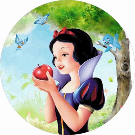 Painel Redondo Branca De Neve Elo7 Produtos Especiais