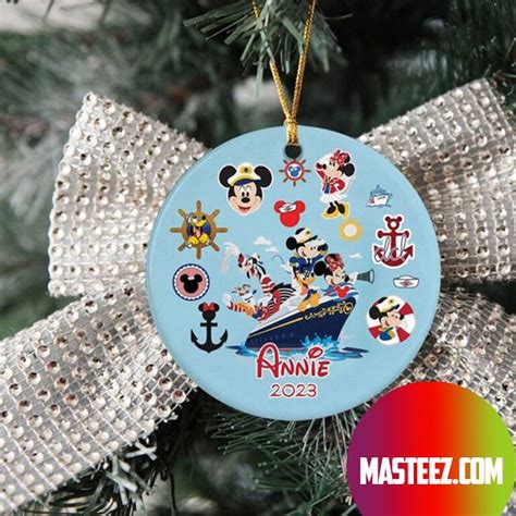 Disney Cruise In Disney 100 Christmas Tree Decorations 2023 Custom Name ...