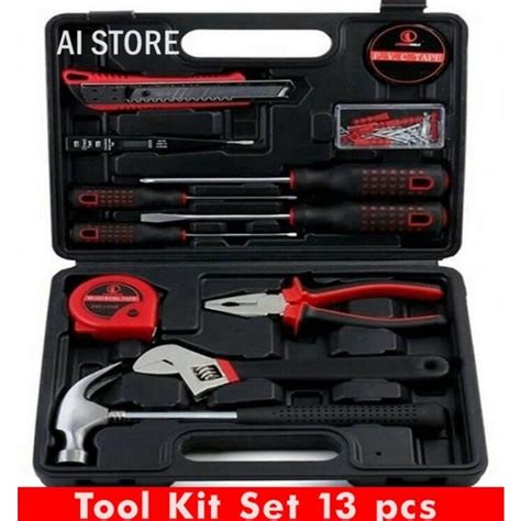 Jual Perkakas Tukang Lengkap Tools Set Alat Pertukangan Tools