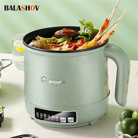 L Multifunction Electric Cooking Machine Single Double Layer Hot Pot