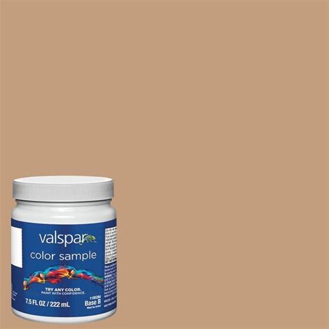 Valspar Friendly Tan Interior Paint Sample Half Pint In The Paint