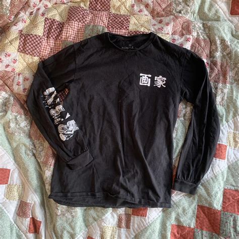 Hot Topic X Junji Ito Collection Long Sleeve Top Depop