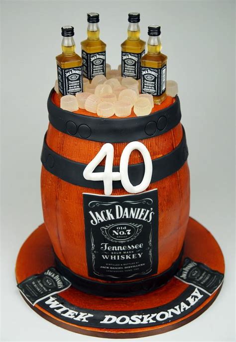 Jack Daniels Barrel Cake Decorated Cake By Beatrice Cakesdecor