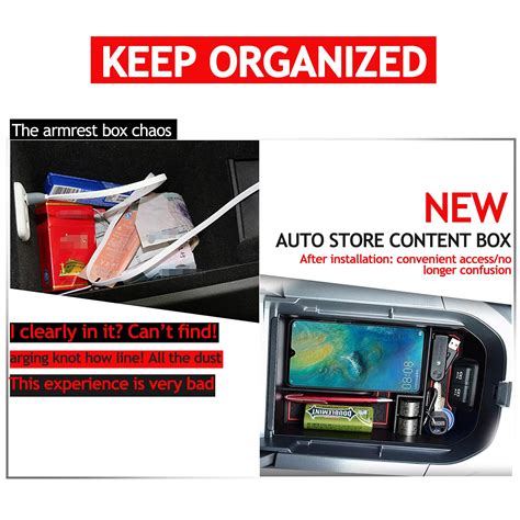 Buy Htufrey Center Console Organizer Tray Fit For Toyota RAV4 2019 2020