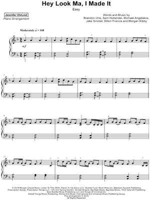 "Hey Look Ma, I Made It" Sheet Music - 7 Arrangements Available ...