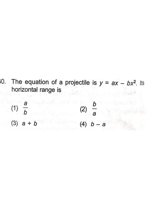 Solution Projectile Motion Studypool