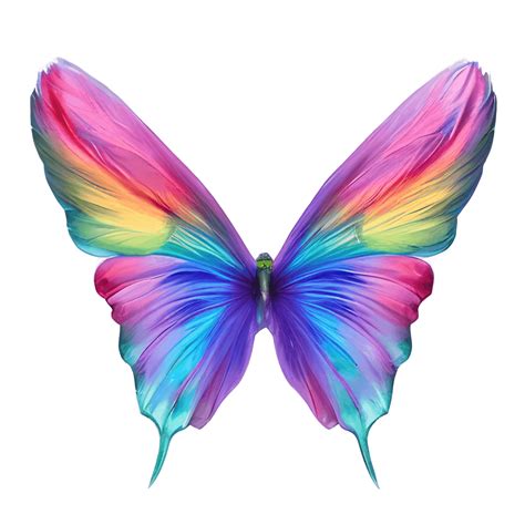 Rainbow Butterfly with Insanely Intricate Wings · Creative Fabrica