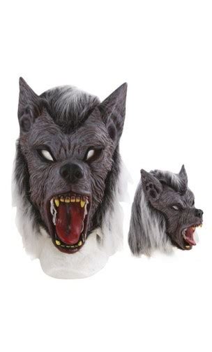 Masque de loup garou intégral en latex avec fourrure en vente à Paris