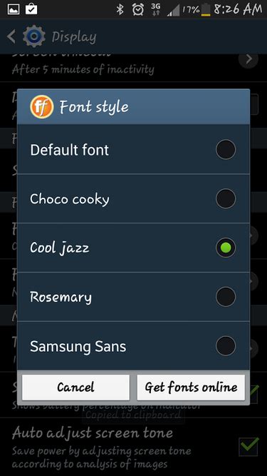 How to customize your Android system fonts