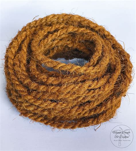 Coconut Fiber Rope Handmade Coco Rope Natural for Decoration Weddings Art & Crafts - Etsy