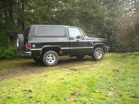 Purchase Used 1984 Chevrolet K5 Blazer 6 2l Diesel 4x4 Black Silverado