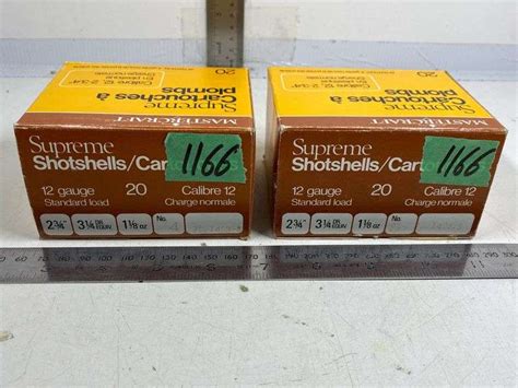 2 Mastercraft Supreme 12GA 2 3 4 Shells 40 Rounds Wild Rose