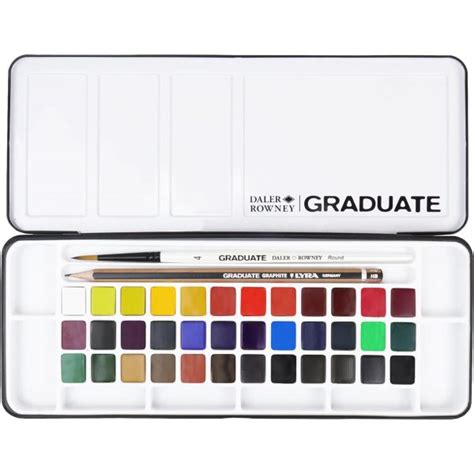 Set De Voyage Aquarelle 36 Demi Godets Graduate Creastore