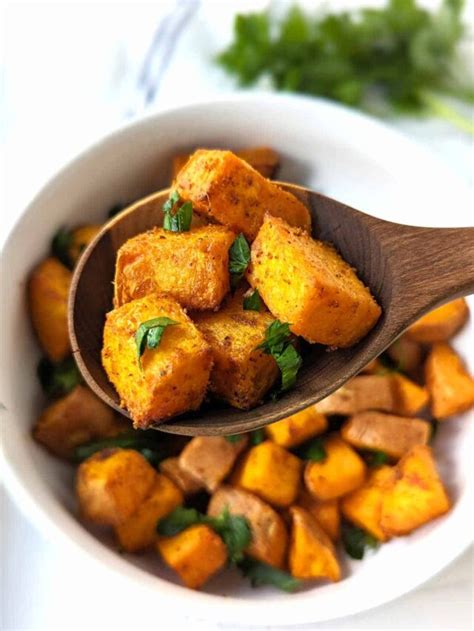 Roasted Sweet Potato Cubes In Air Fryer Health My Lifestyle