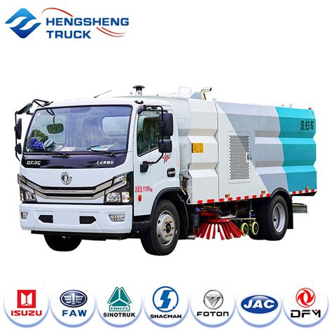 Dongfeng 6 9cbm Washing And Cleaning Truck 4 2 Six Wheeled Urban Road