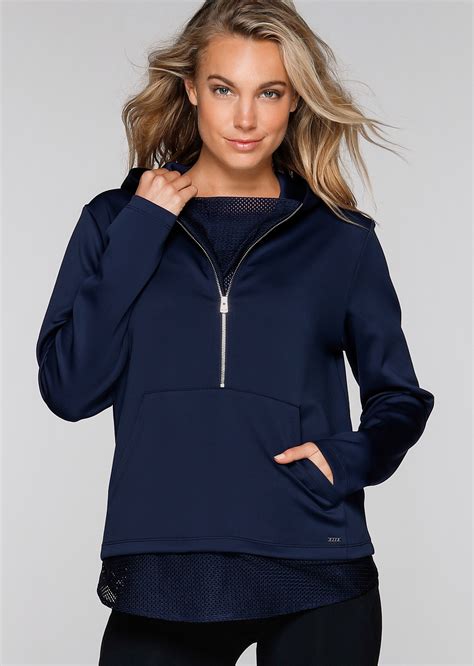 Surrender Hoodie Blue Lorna Jane Au