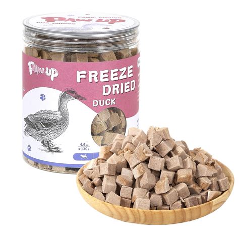 PAWUP Freeze Dried Duck Treats for Dog , Raw Single Ingredient, Natural