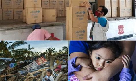 Unicef Sent Life Saving Supplies To Help Families Affected By Typhoon