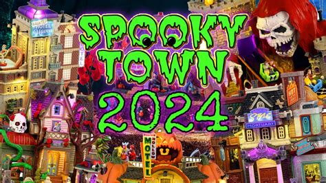 Lemax Spooky Town 2024 Complete Halloween Village Line Up YouTube