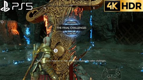 The Final Challenges GOD OF WAR RAGNAROK Muspelheim Trials Gameplay GOW