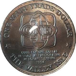 1 Maui Trade Dollar Hawaii Numista