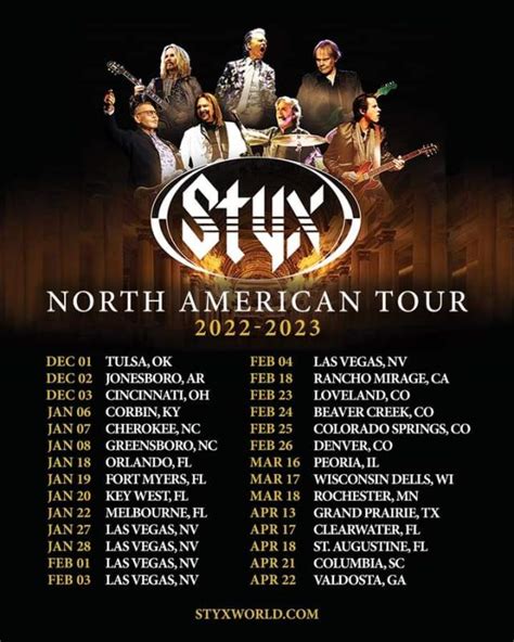 Styx Announces 2022-2023 North American Tour Dates – Mostly Music