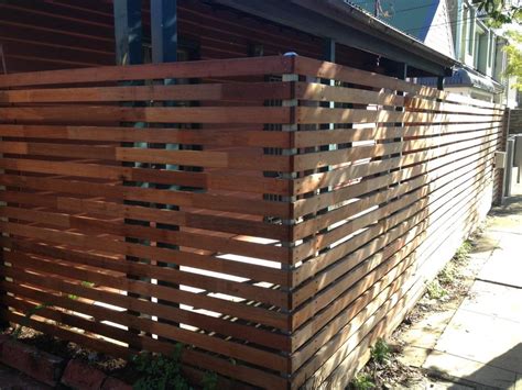 Privacy Screens Horizontal Slats Sydney Fence Builders