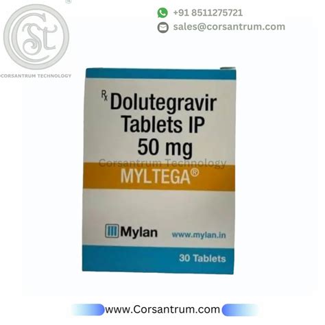 Myltega Mg Dolutegravir Tablets At Rs Bottle Tivicay In Surat