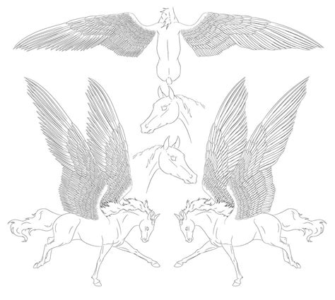 Pegasus Ref 1 By Yolistock On Deviantart