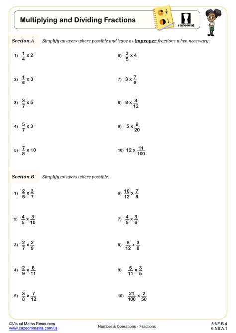 Multiply Fraction Worksheet Free Multiply Fraction Worksheet