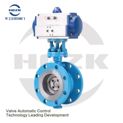 Pneumatic Wafer Type Three Eccentric Center Butterfly Valve China