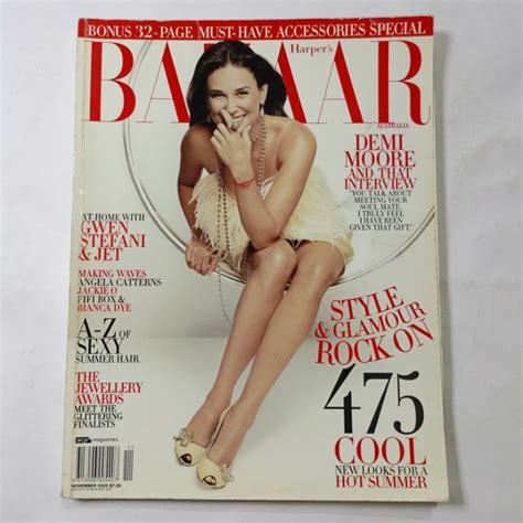 Jual Majalah Harper S Bazaar Australia Cover Demi Moore Shopee Indonesia