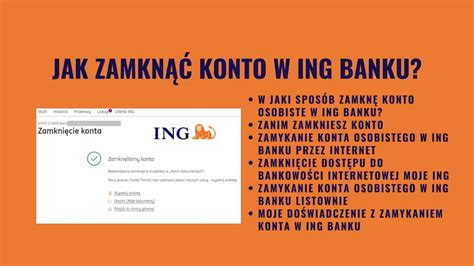 Jak zamknąć konto w ING Banku 2021 BANKOWE ABC