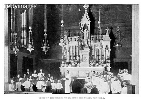 Boys Choir At Church Of St Mary The Virgin New York City New York