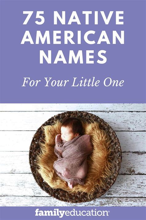 75 Native American Names for Your Little One | Native american baby ...