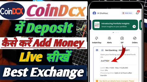 How To Add Money In Coindcx Coindcx Deposit Coindcx Deposit Inr