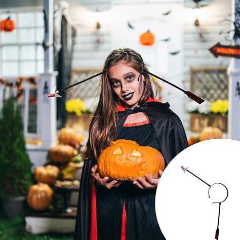 Nsxcdh Arrow Through Head Headband,Plastic Horror Costume Prop