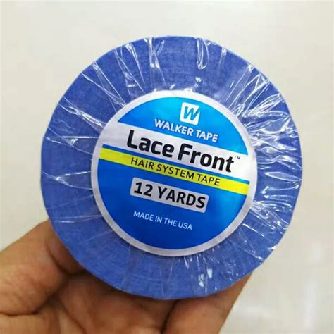 12 Yards Strong Lace Front Walker Tape Blue Color Hair Extension Double