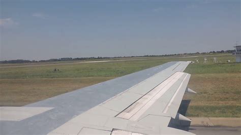 Full Hd Aviolet Boeing 737 300 Wing View Takeoff From Belgrade Youtube