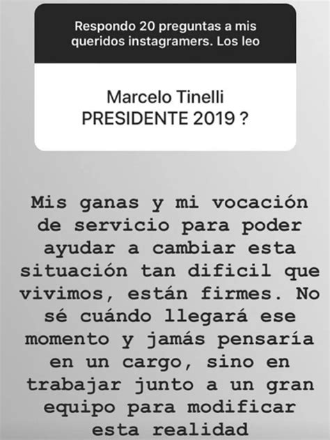 Las Revelaciones De Marcelo Tinelli Aspiraciones Políticas El