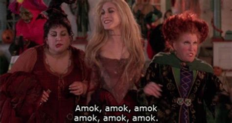 Amok Amok Amok Hocus Pocus Horror Movie Quotes Halloween